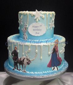 Frozen Birthday Cake