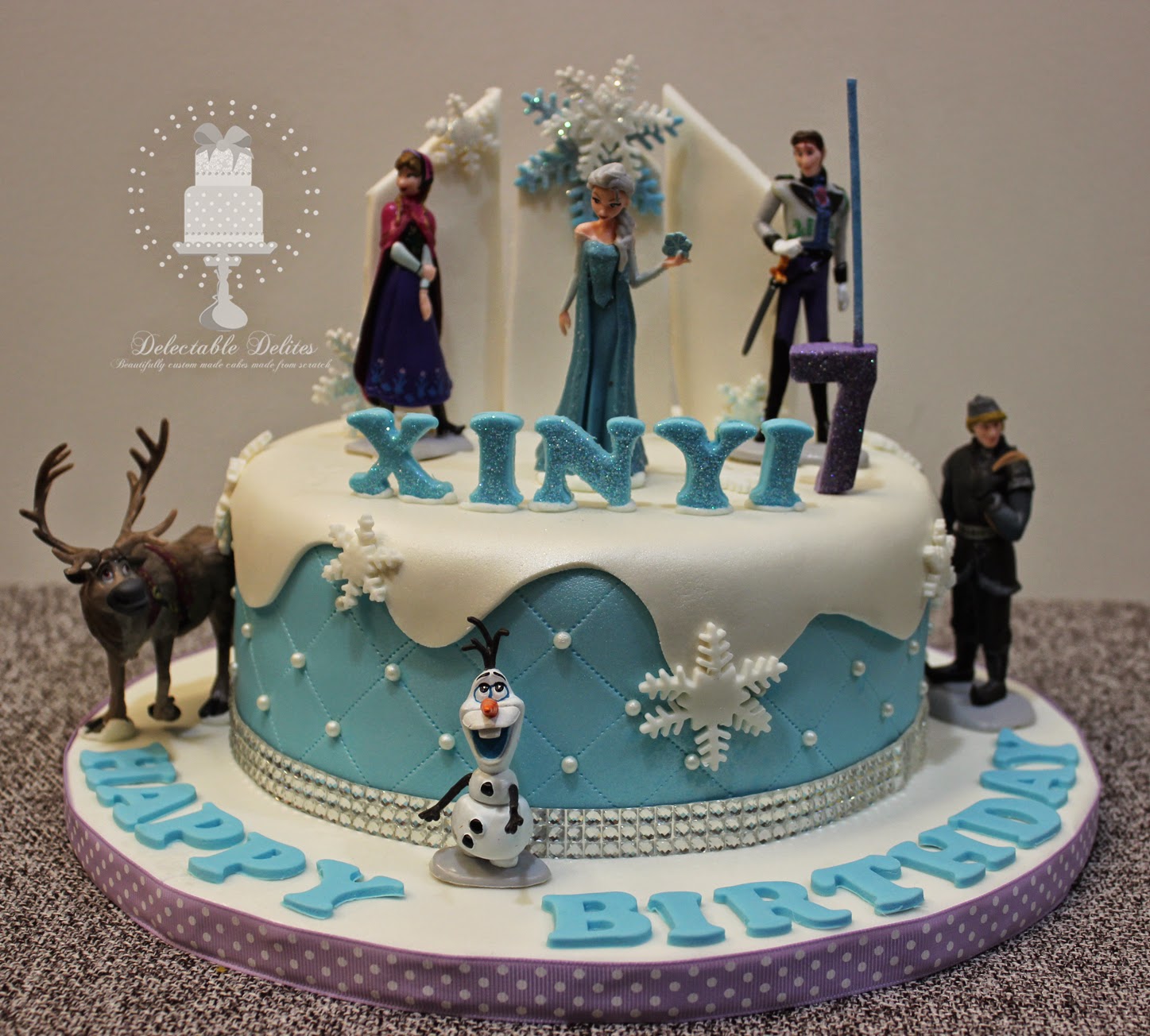 Frozen Birthday Cake