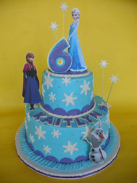 Frozen Birthday Cake