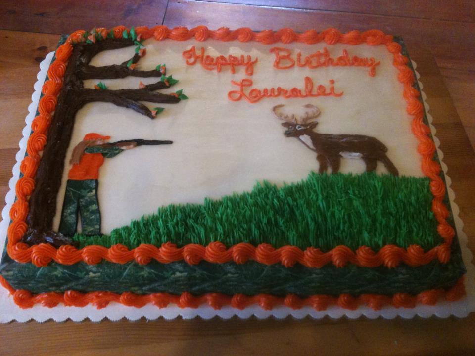 13 Photos of Camo Hunting Birthday Sheet Cakes