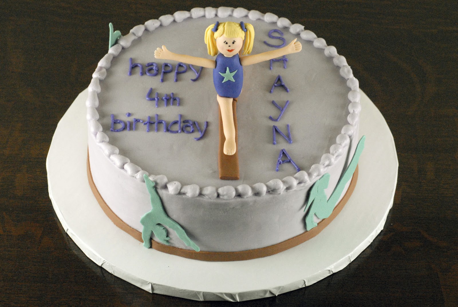 Gymnastics Birthday Cake