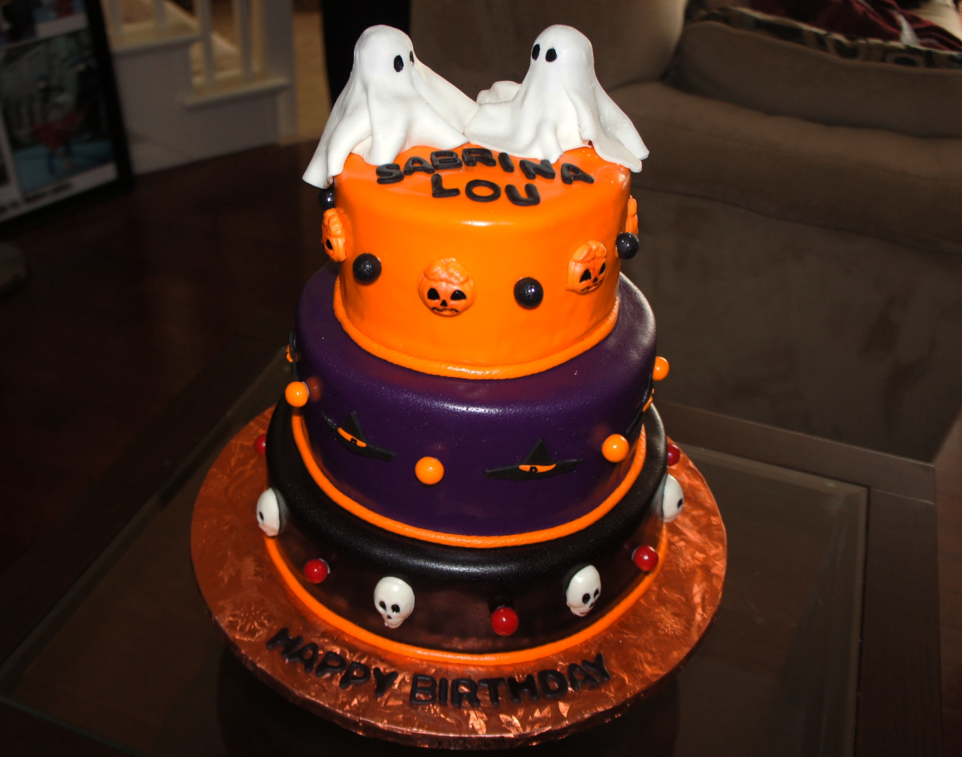 Halloween Birthday Cake