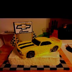 Happy Birthday Camaro Cake