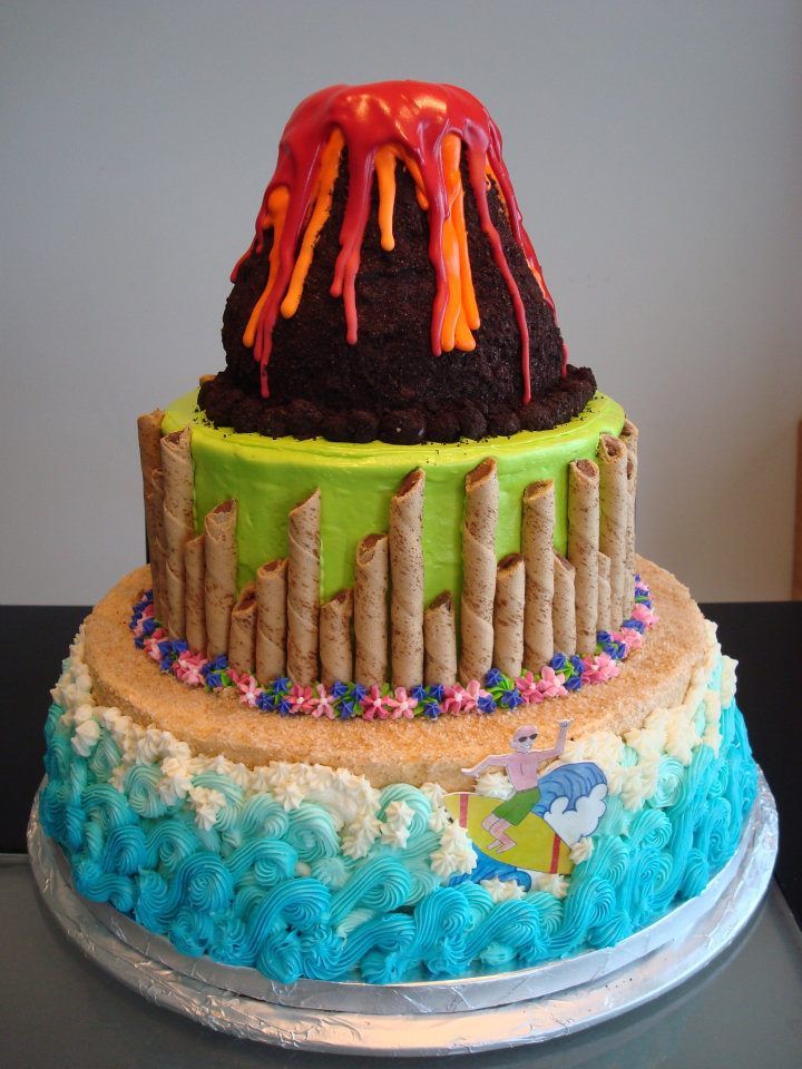 Hawaiian Volcano Cake