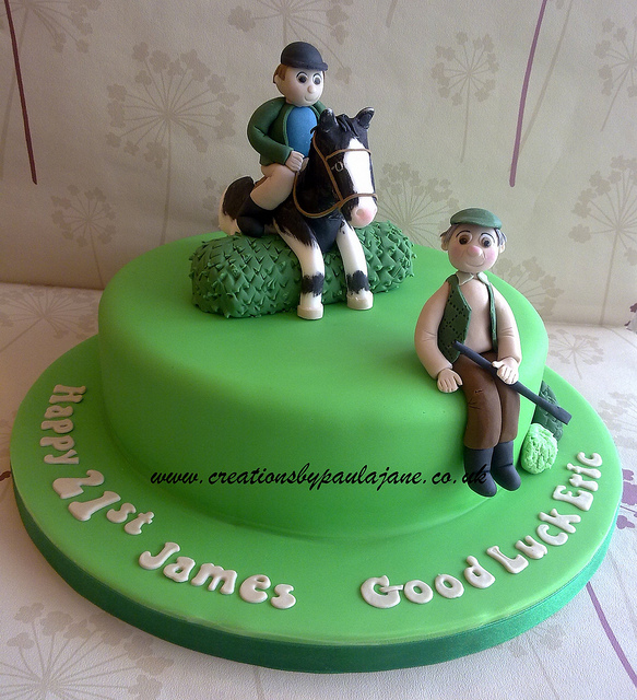 Horse Rider Birthday Cake