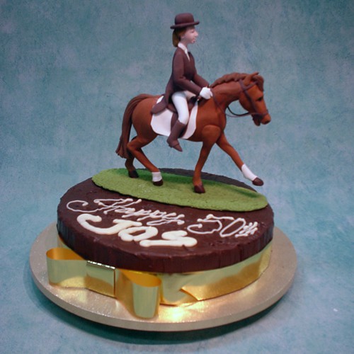 Horse Riding Birthday Cake