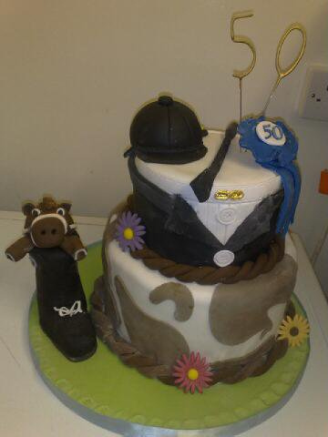 Horse Riding Cake