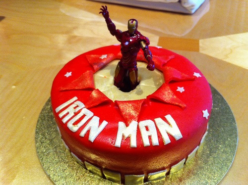 Iron Man Cake