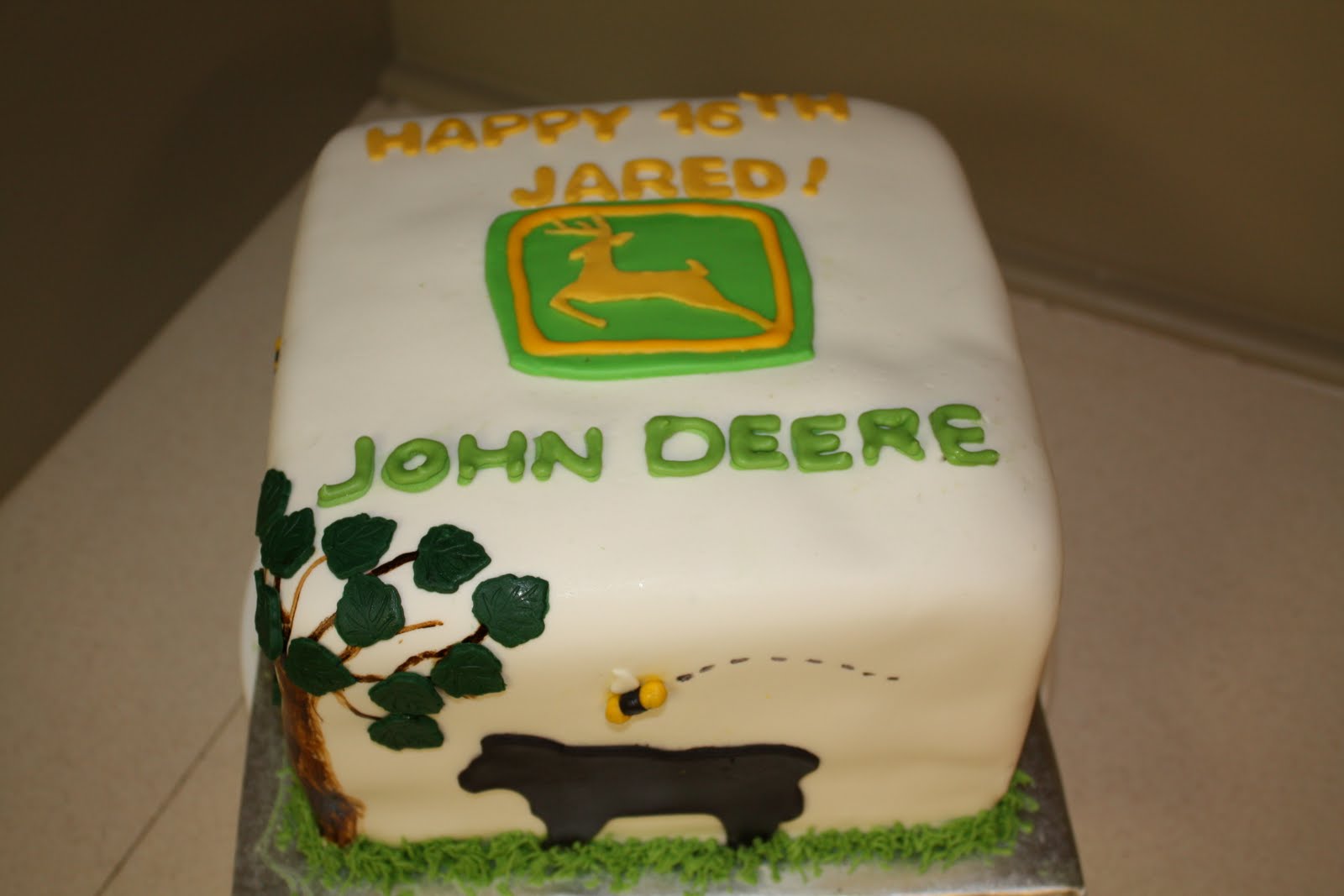 John Deere Birthday Cake