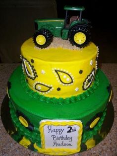 John Deere Birthday Cake