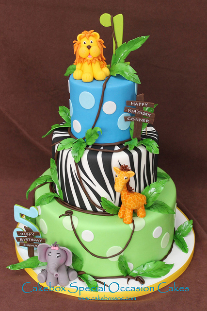 Jungle Birthday Cake