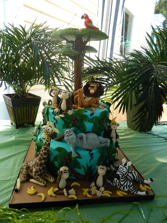 Jungle Themed Cake