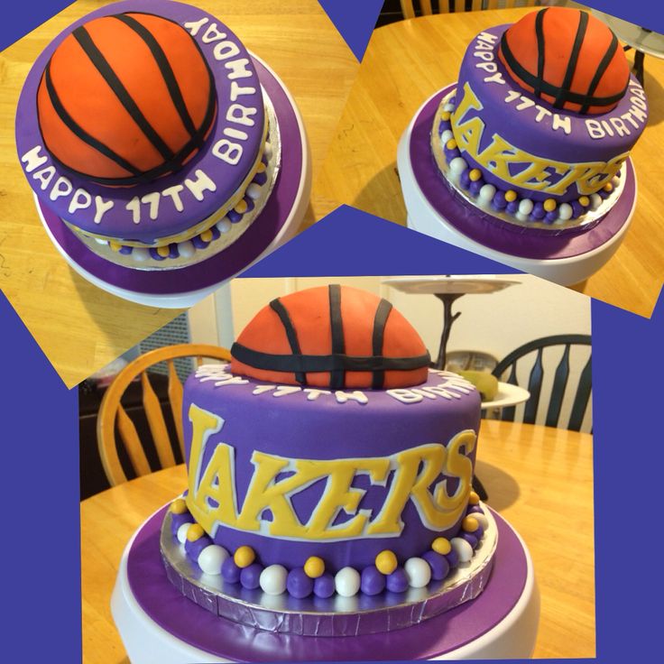 Lakers Birthday Cake