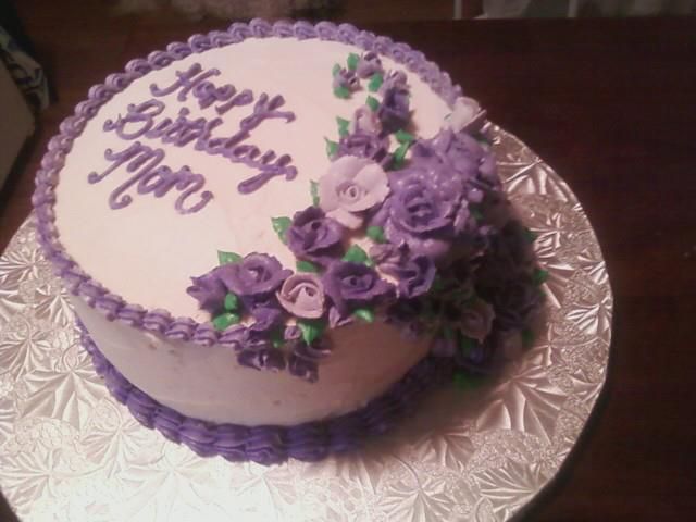 Lavender and Purple Birthday Cakes