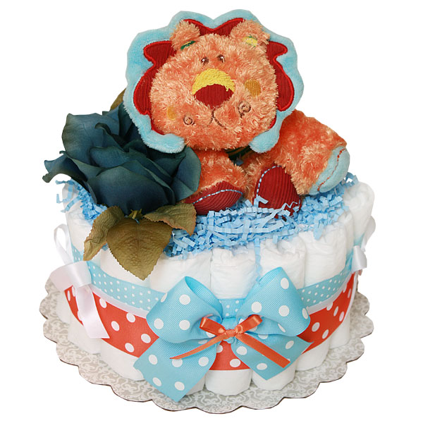 Lion Diaper Cake