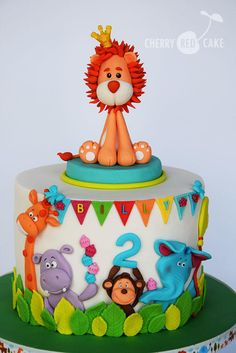 Lion King Theme Birthday Cake