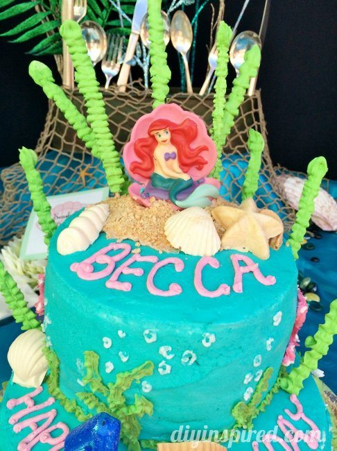 Little Mermaid Birthday Cake Idea