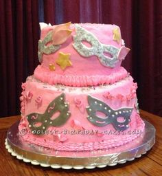 Masquerade Birthday Cake