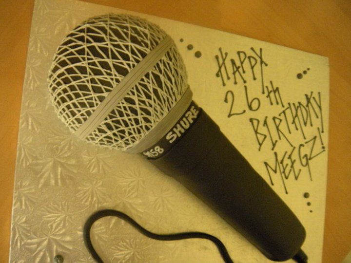 Microphone Cake