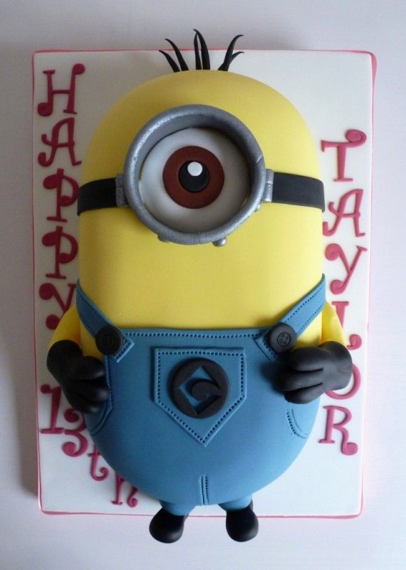 Minion Birthday Cake