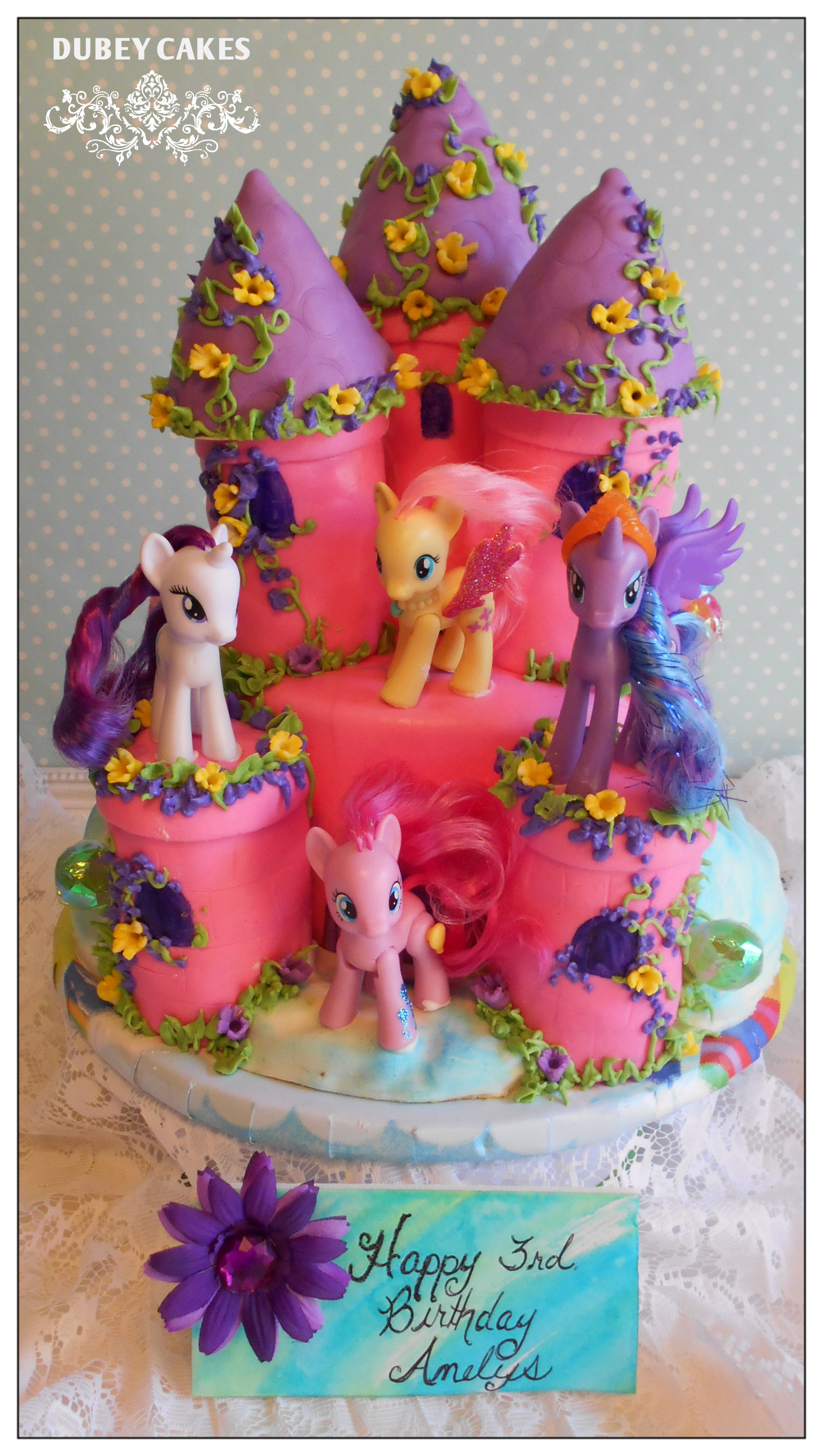 My Little Pony Castle Cake