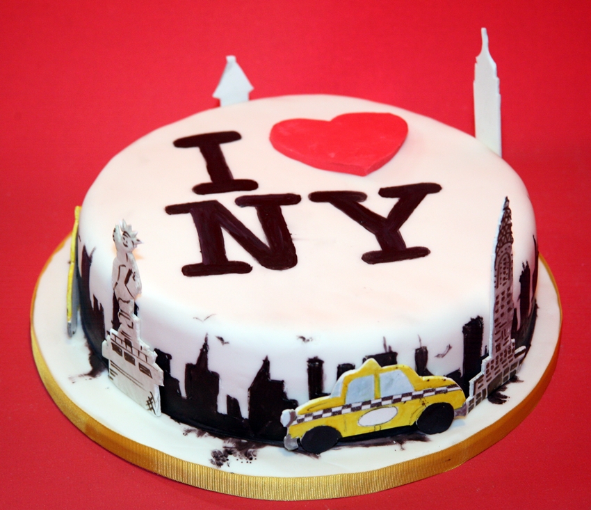 New York Birthday Cake