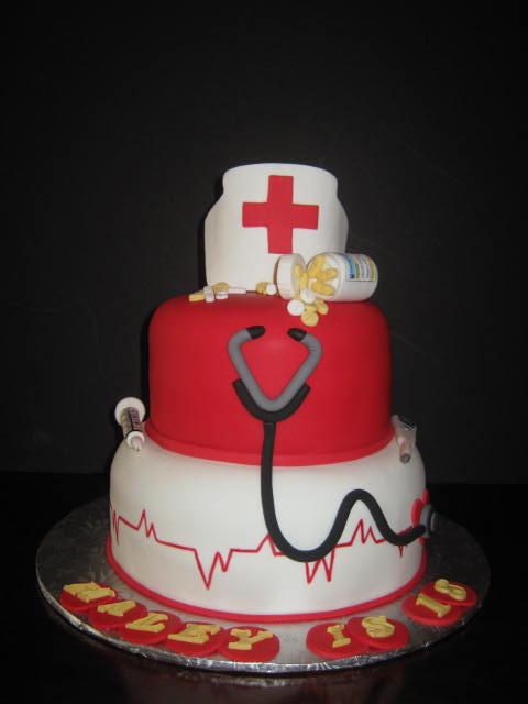 Nursing Student Birthday Cake