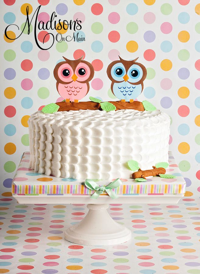 11 Photos of Owl Baby Shower Reveal Cakes