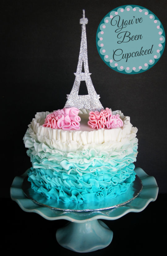 Paris Themed Cake