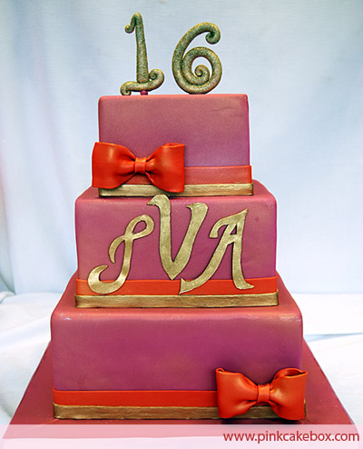 13 Photos of Sweet Sixteen Square Cakes