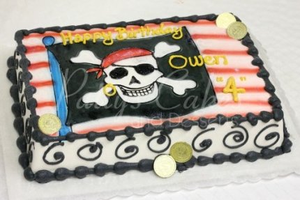 10 Photos of Adult Pirate Birthday Cakes Pictures