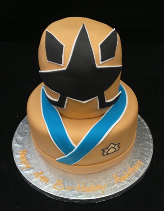 Power Ranger 2 Tier Cake