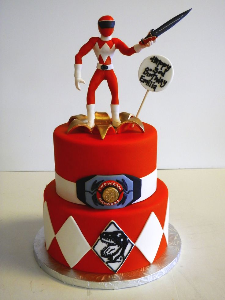 Power Rangers Birthday Cake