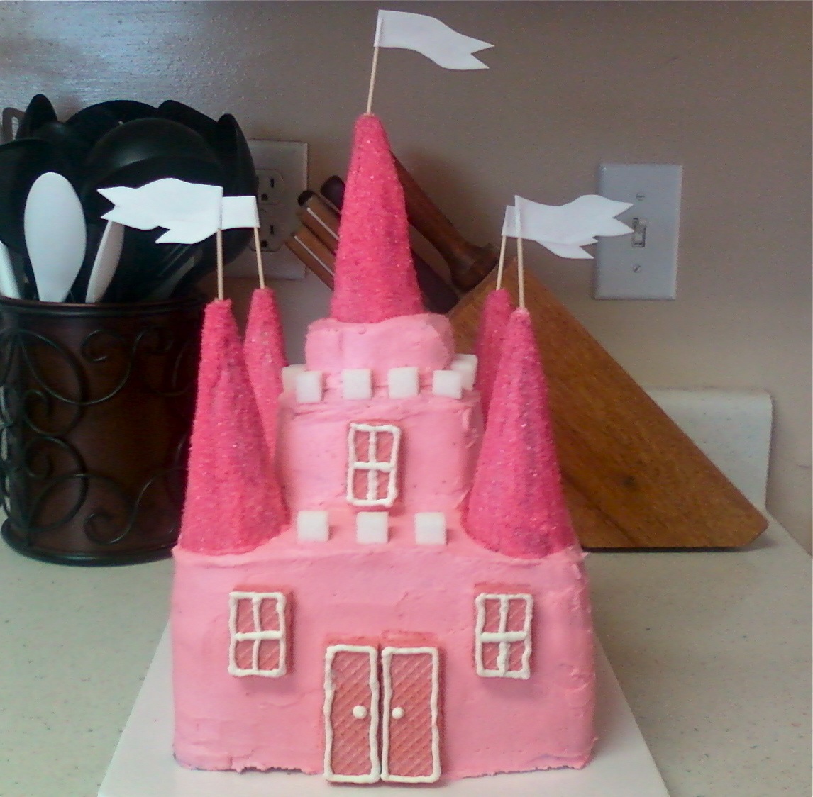 Princess Castle Birthday Cake