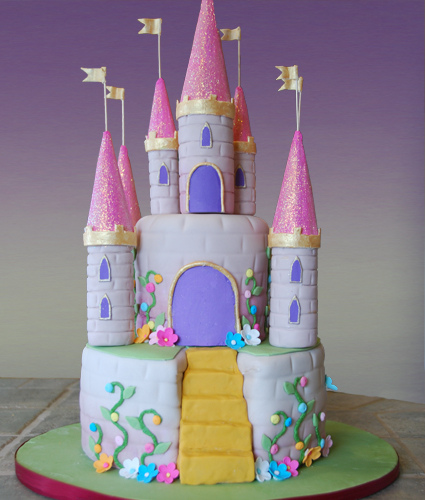 Princess Castle Birthday Cake