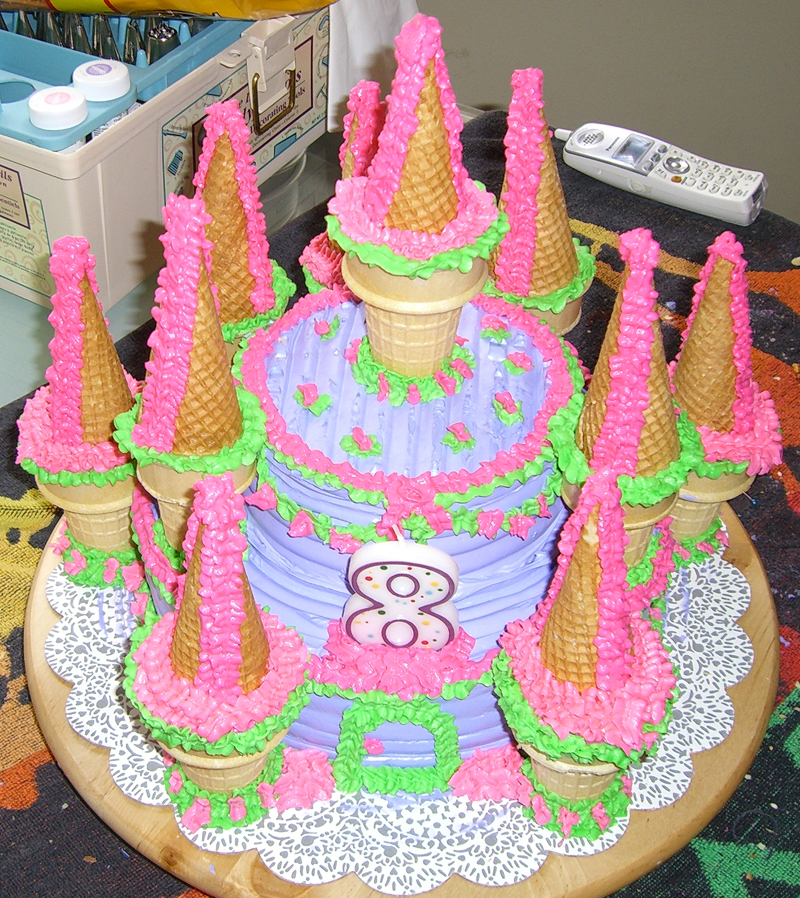 Princess Castle Cakes for Girls