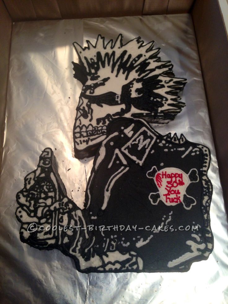 Punk Birthday Cake