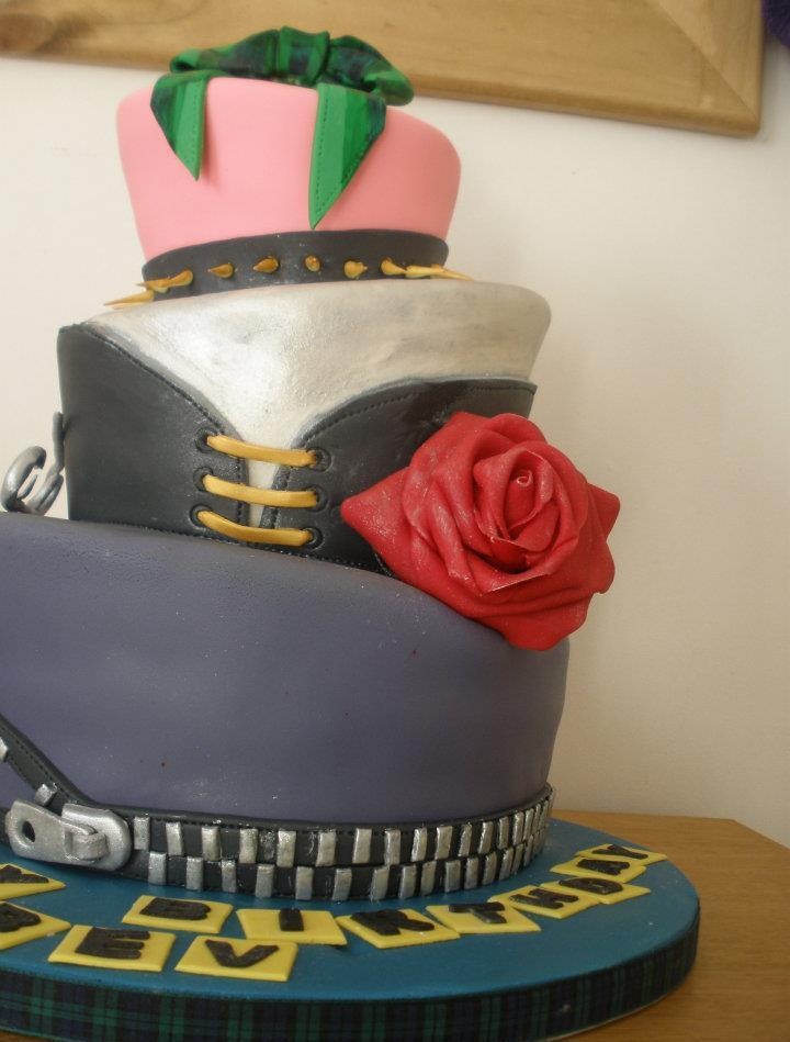 Punk Rock Birthday Cake