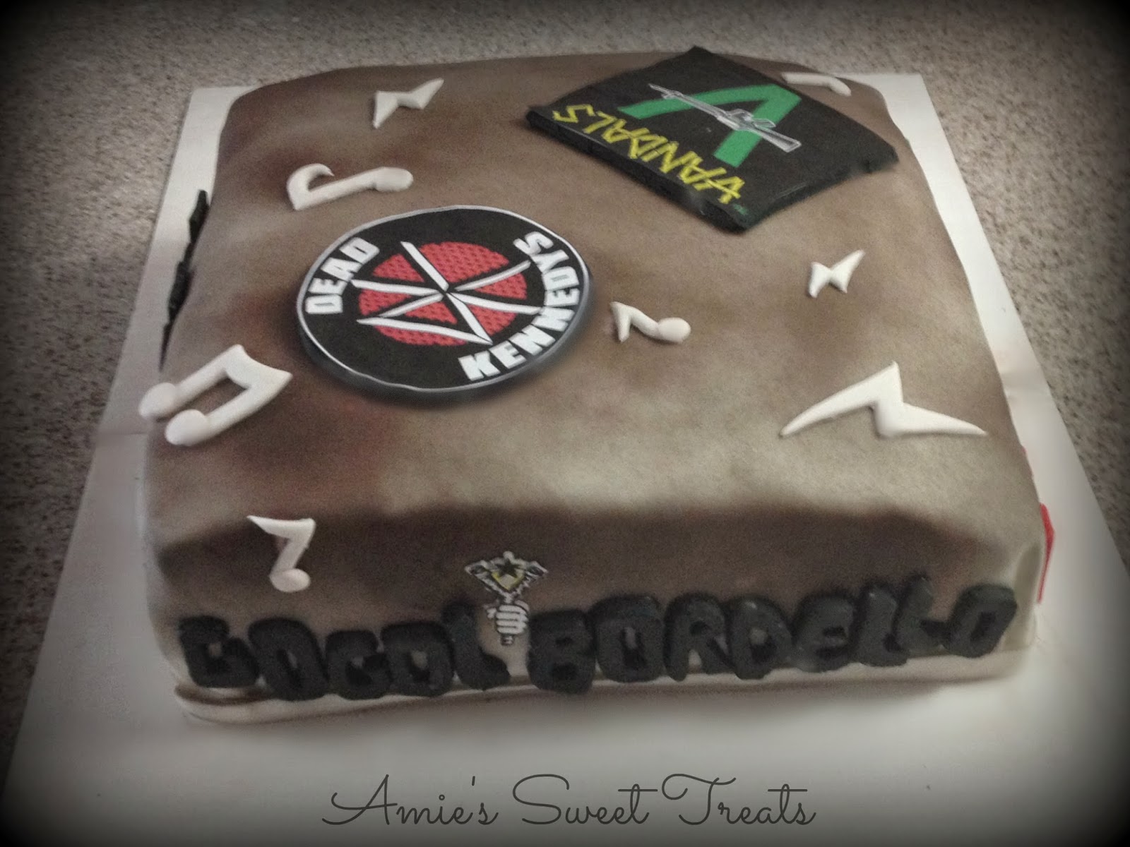 Punk Rock Birthday Cake