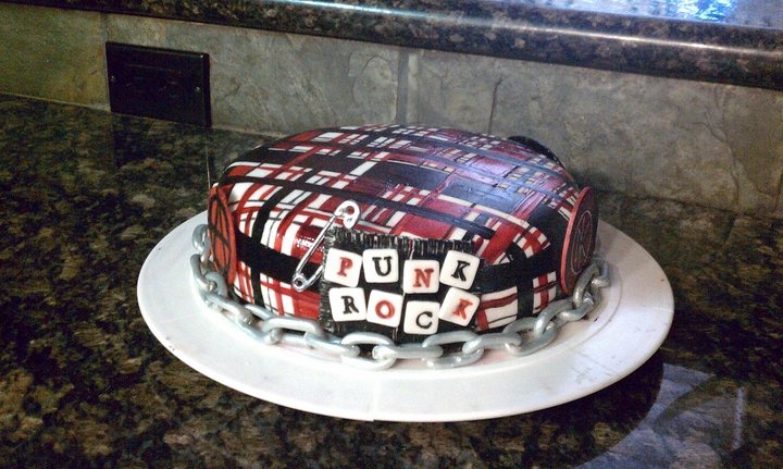 Punk Rock Birthday Cake