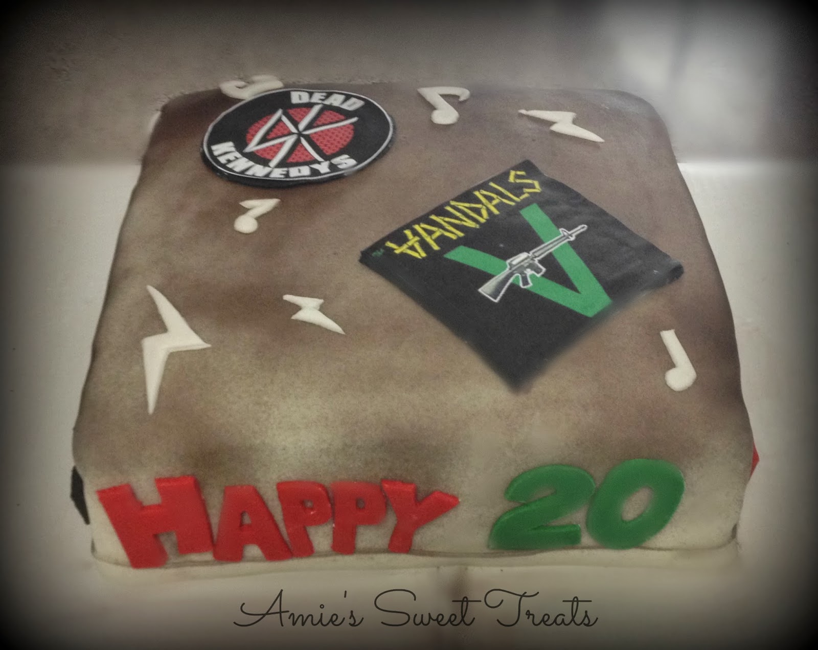 Punk Rock Birthday Cake