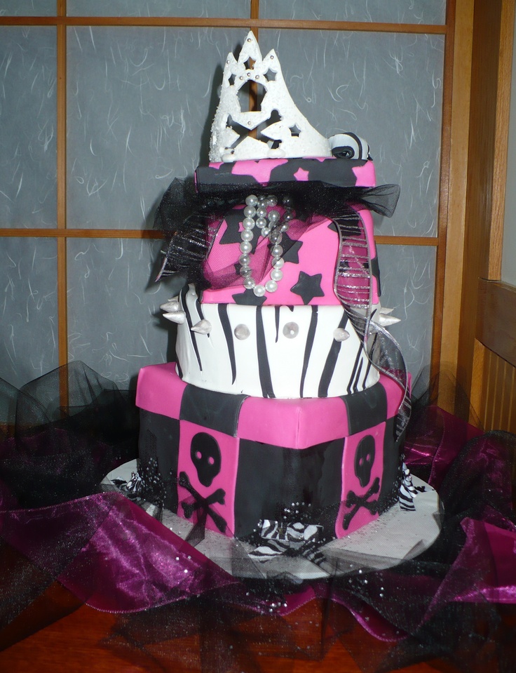 Punk Rock Princess Cake