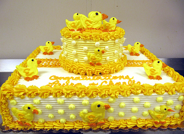 Rubber Ducky Baby Shower Cake