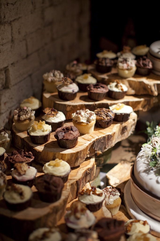 Rustic Wedding Cupcakes