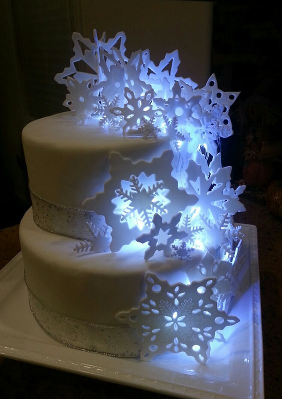 Snowflake Cake