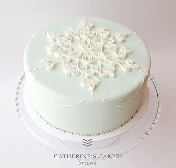 Snowflake Cake