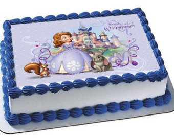 Sofia the First Birthday Cake