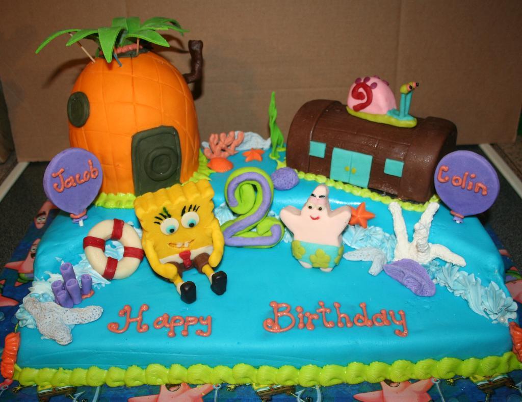 Spongebob Birthday Cake Idea
