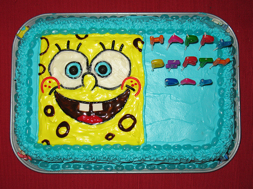 Spongebob Happy Birthday Cake