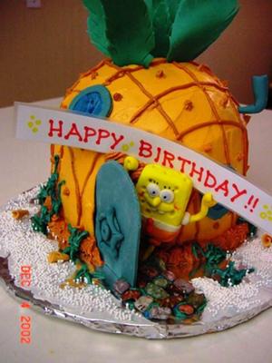 Spongebob Happy Birthday Cake